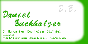 daniel buchholzer business card